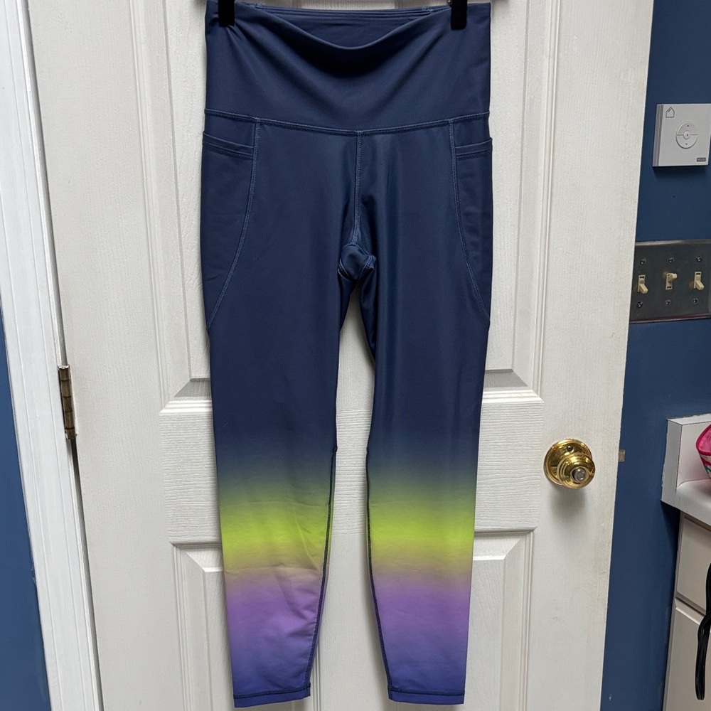 Old Navy Blue and Gradient leggings